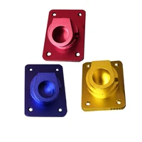 oem 6061 7075 aluminum cnc turning milling part with blue red black anodized custom bike part for motorcycle spare bearing block