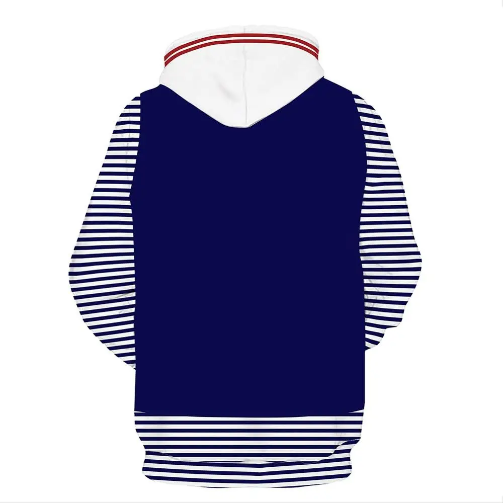 

Wholesale Stranger Things Scoops Ahoy Robin Cosplay Costume Hooded Hoodie Pullover Jacket Printed Autumn Hooded Sweatshirt
