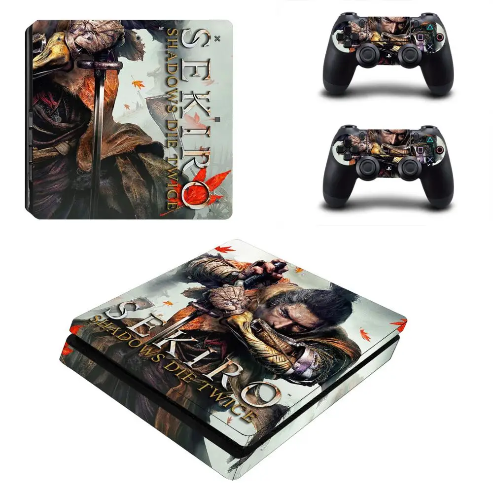 Sekiro тени для век под давлением дважды PS4 тонкий Стикеры Play station 4 кожи наклейка