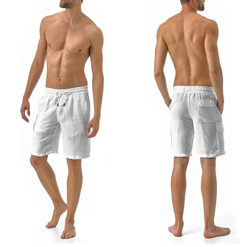 Мужские шорты Новинка лета 2021 пляжные брюки свободные однотонные Повседневные