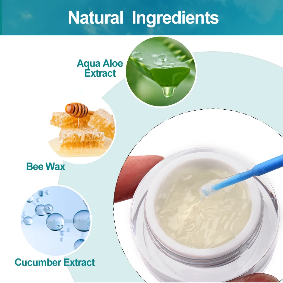 NEWCOME крем для удаления клея ресниц 5g/10 г не раздражает Профессиональные Накладные