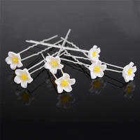20pcs bridal wedding lily tree branch flower hairpins women elegant charm summer beach party hair clips accessories
