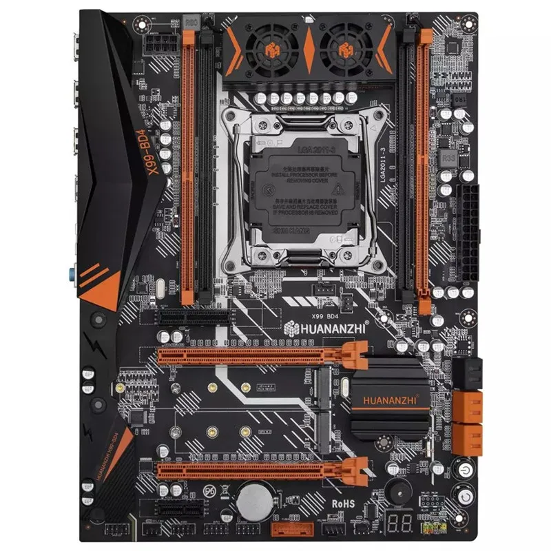 Preise HUANANZHI X99-BD4 V 1,1 Motherboard Für Intel X99 LGA 2011-3 Alle Serie DDR4 RECC128GB M.2 PCI-E NVME NGFF ATX Server