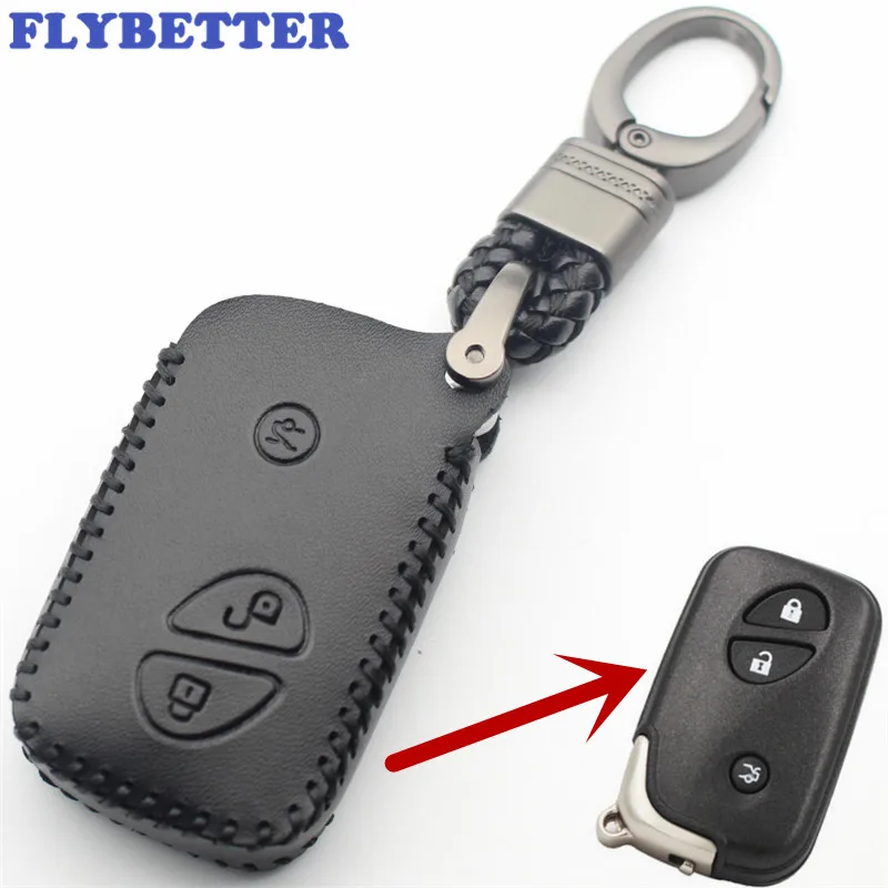 FLYBETTER Натуральная кожа смарт чехол для ключа дистанционного управления крышка