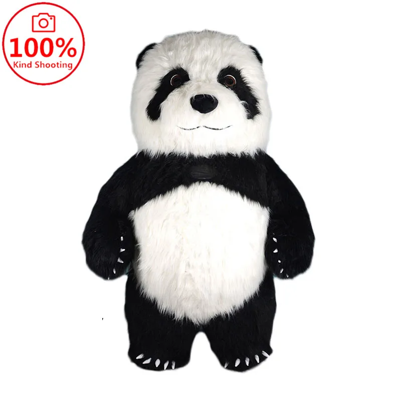 Panda Inflatable Mascot for Advertising Customize For Adult Mascotte Costumes Adult Disfraz Mascota Tall Mascotte Kostuum