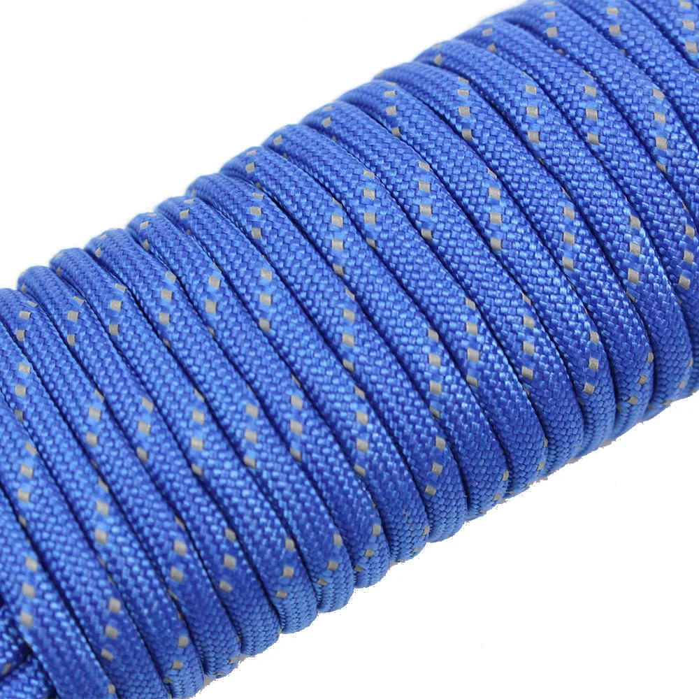 Отражающий свет Paracord 101ft dia.4 мм 7 ядер для скалолазания инструмент выживания в