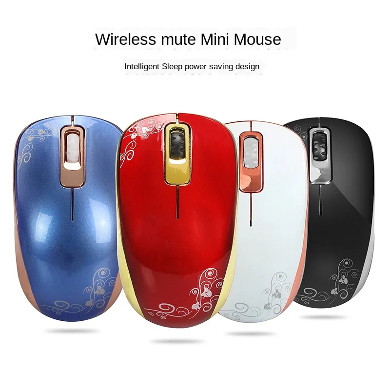 

Ergonomics Wireless Mute Mini Mouse Home Office Optical Mouse Laptop Pc Computer Mouse