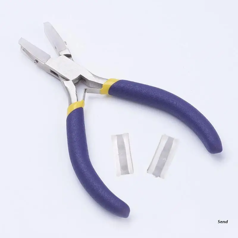 

Nylon Pliers Jewelry Pliers with Replacement Jaw Craft and Jewelry Tool Kit for Jewelry Making (Box Joint Structure)