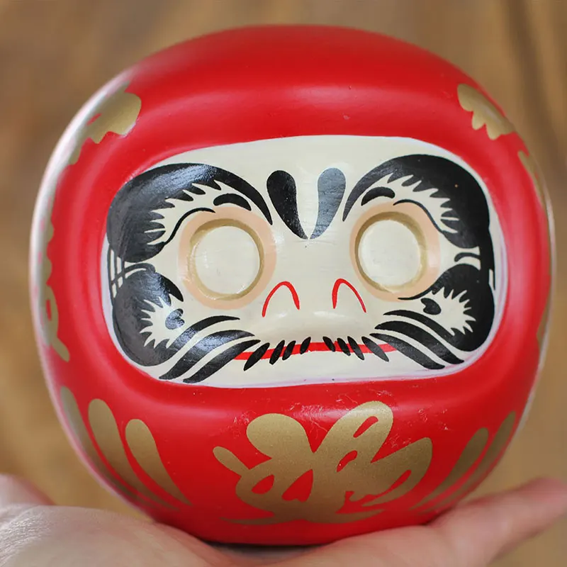 4 дюйма японский Керамика Дарума кукла Lucky Cat Фортуна орнамент денежный ящик для