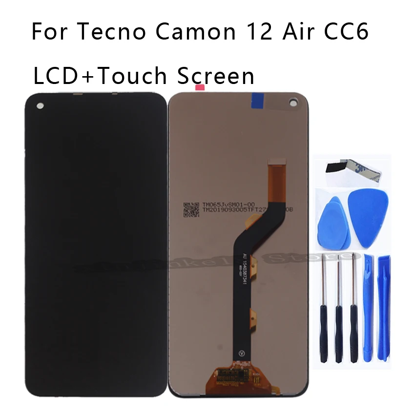 

Original 6.55 ” For Tecno Camon 12 Air CC6 LCD Display Touch Panel Screen Digitizer Assembly For Tecno Camon12 Air Repair Parts