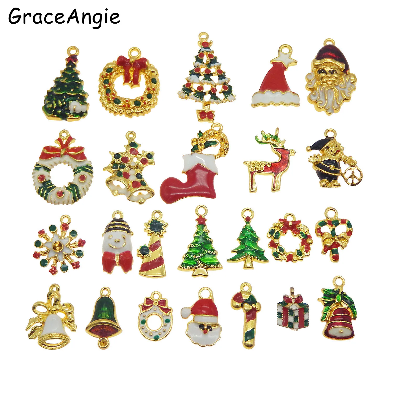 15 шт. металлические эмалированные подвески для браслетов серег | Украшения и