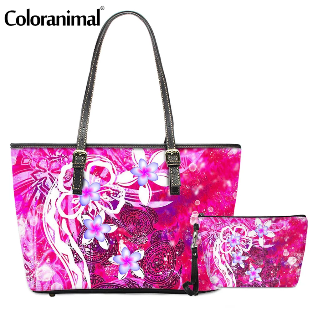 Coloranimal Гавайская Самоанская полинезийская океана с цветочным принтом Черепашки