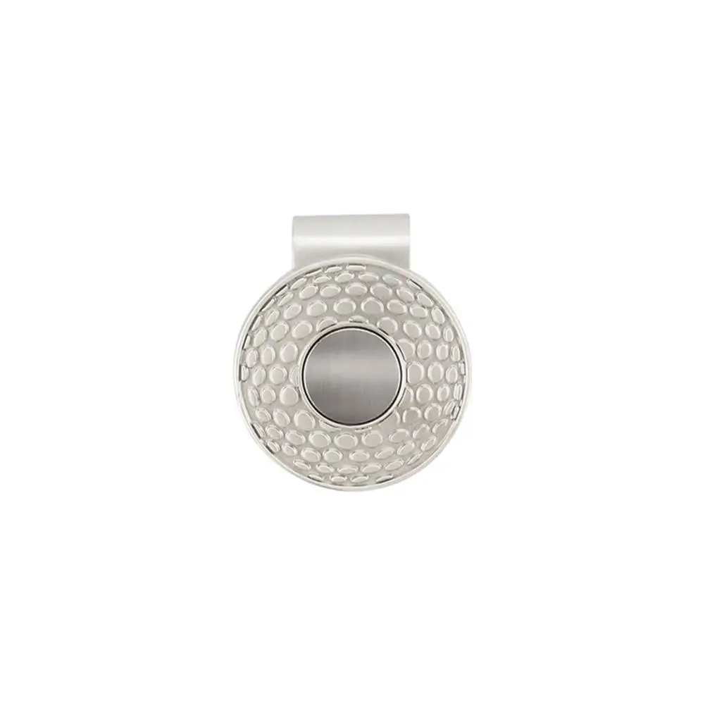 

Magnetic Golf Clamp Golf Ball Pattern Hat Clip Golf Ball Marker Hat Clip Durable Stable For Any Hat Belt And Pocket