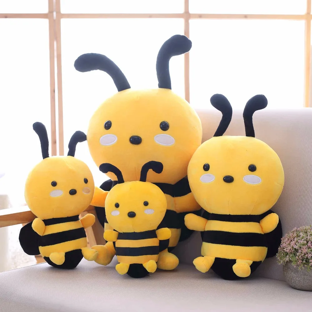 

20cm 25cm 30cm 45cm Stuffed Bee Cute Animal Bee for Kids Plush Doll Toys