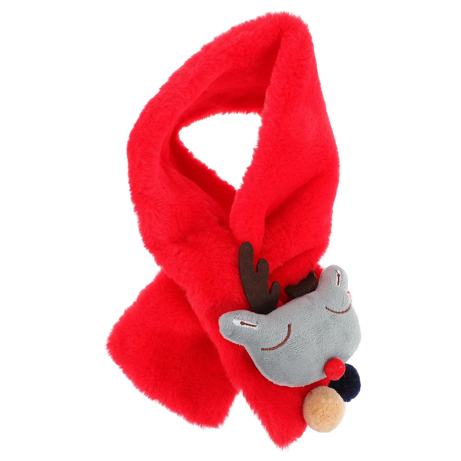

1Pc Lovely Kids Christmas Scarf Cozy Scarf Winter Warm Scarf with Elk Decor