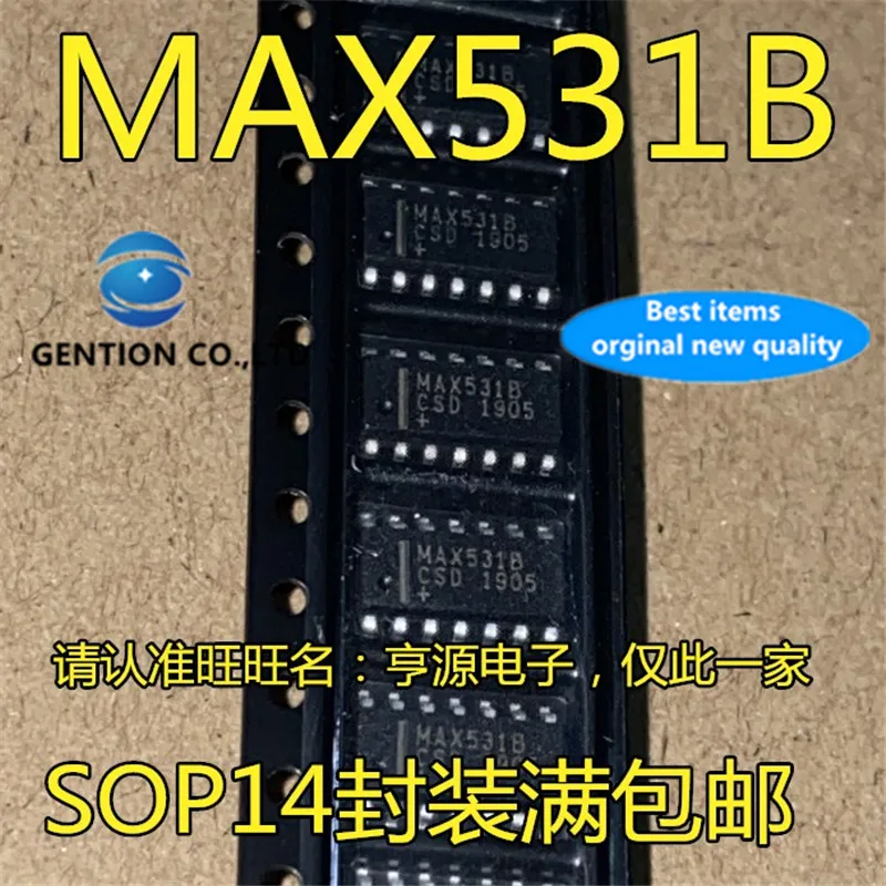 

5Pcs MAX531BCSD MAX531B SOP-14 12 bit analog to digital converter IC chip in stock 100% new and original