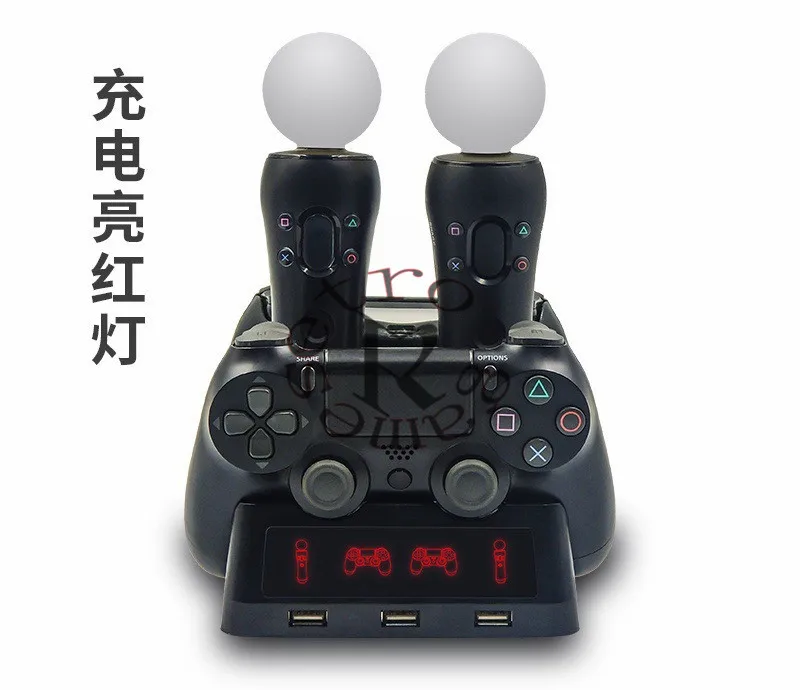 Зарядное устройство для sony PS4 Move HBP 118 PS Геймпад контроллер Зарядное устройство Док-станция рукоятка перезаряжания базовая станция для PS4 PS MOVE VR Control