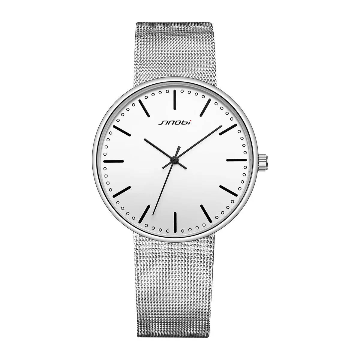 2019New брендовые модные мужские часы для отдыха из нержавеющей стали ремешок часов