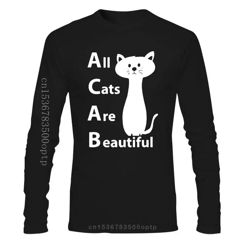 

New 2021 Arrival Acab 1312 All Cats Are Beautiful Men Tshirt Woman Round Neck Comical Mens Tee Shirt Short-Sleeve Gents Hiphop