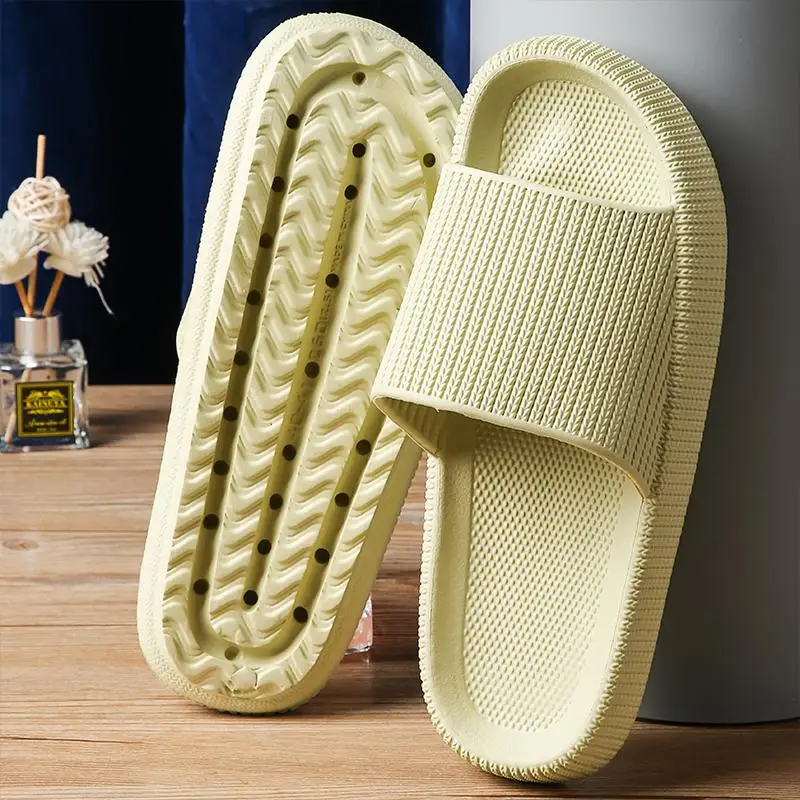Outdoor Summer Non-slip Filp Flops Thick Platform Bathboom Home Slippers Women Fashion Soft Sole Eva Indoor Slides Woman Sandals