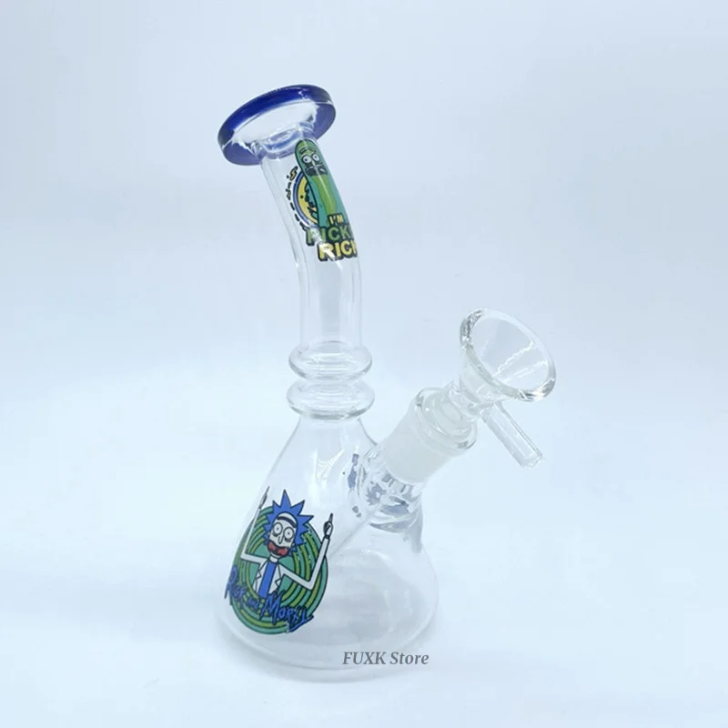 

High Quality 16cm Vase Glass Hookah Cup Smoking Pipe Shisha Accessories Glass Bong Smoke Flask Tubes Hookah Beaker Home Decor