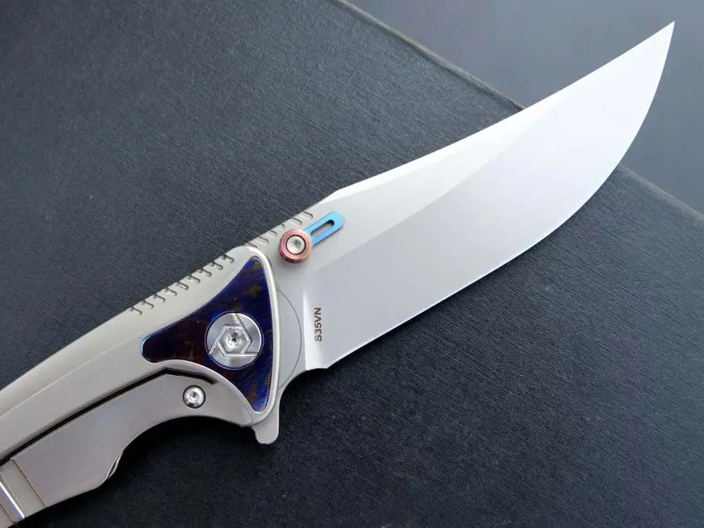 CH-Emperor карманный нож Jack knife S35VN лезвие титановый сплав Ручка Охотничий Тактический