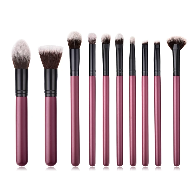 

10PCS Professional Makeup Brushes Set Foundation Eyebrow Eyeliner Blush Cosmetic Concealer Brush Foundation Sets