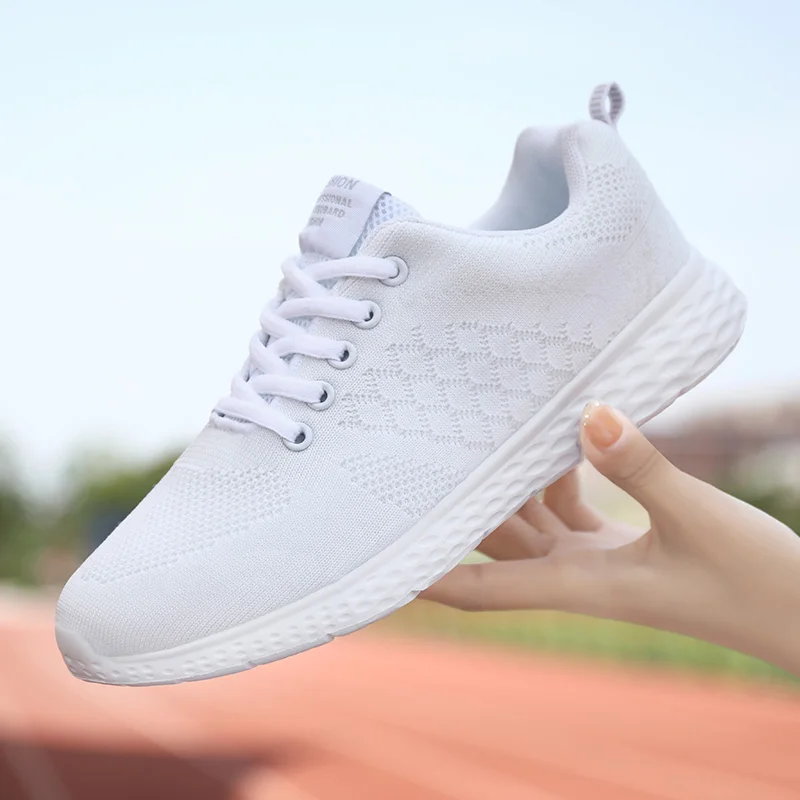 Tenis Feminino Fashion Women Sneakers Running Shoes Outdoor Sports Shoes Breathable Mesh Comfort Jogging Shoes Lace Up Ladies