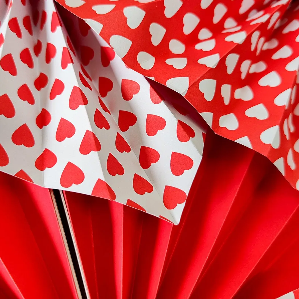 

Baby Birthday Paper Fan Flowers Party Red Reusable Tissue Paper 6pcs/set Hanging Decoration