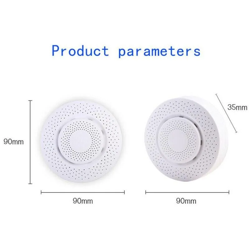 

1Pcs Smart Carbon Dioxide Sensor CO2 HCHO VOC Formaldehyde Smart Life Air Monitor WIFI Home Automation Warning Alarm Detector