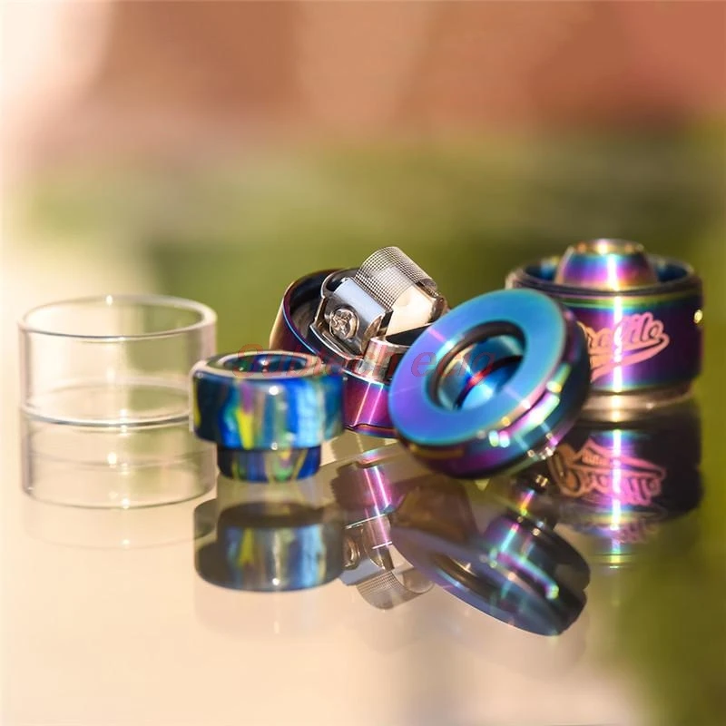 Дрип-наконечник для атомайзера Profile unit RTA емкость 25 мм 3 5 мл/5 мл с сетчатыми