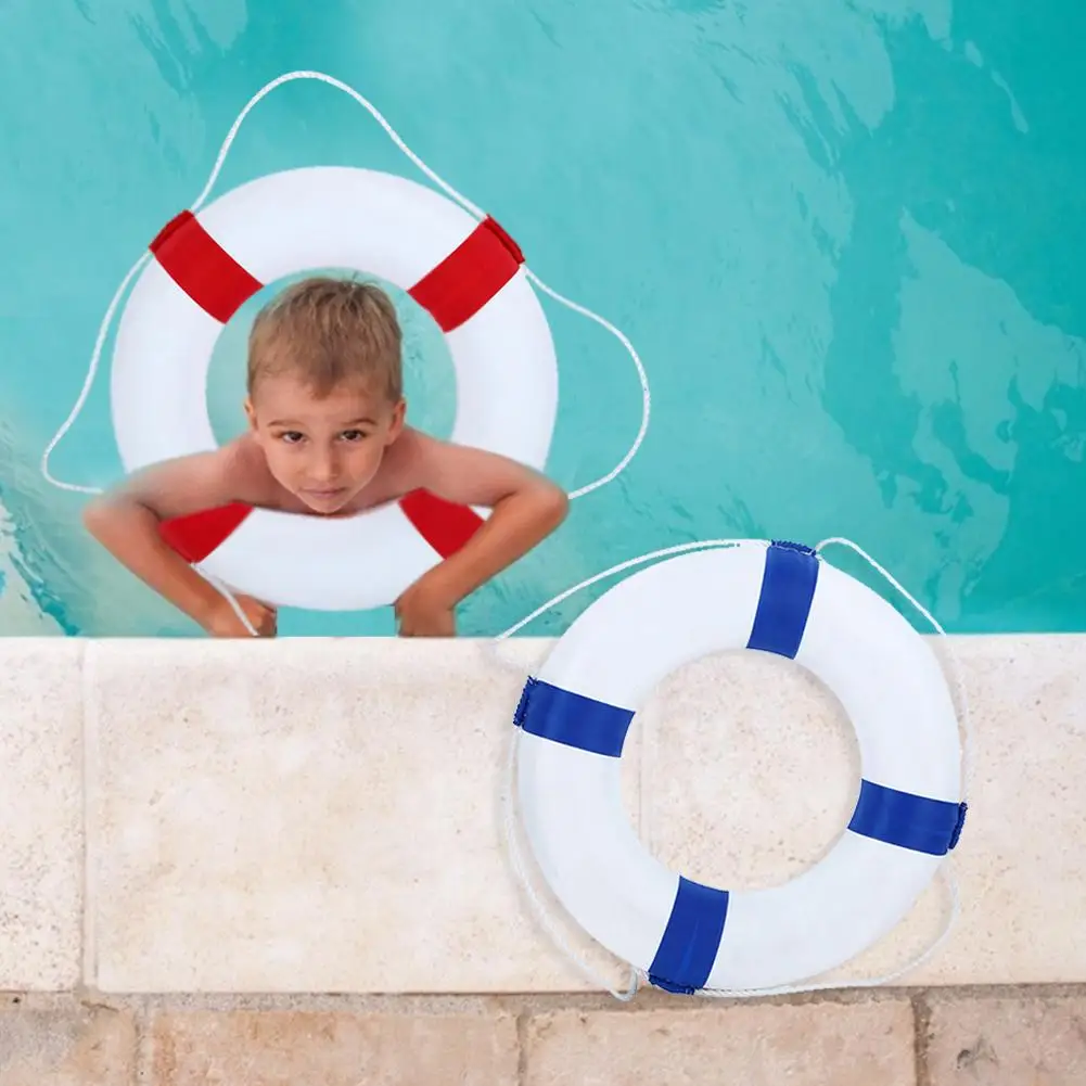 

3-10 Years Swimming Ring Neck Tube Ring Children's Swimming Pool With Nylon Rope Life-saving Swimming Ring Inflatable Dropship