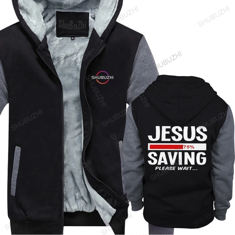 

Jesus Christ Saving winter hoody for Men Cotton Handsome hoodie Faith Based Saying Gift Christian thick hoodies Fitted Clothing