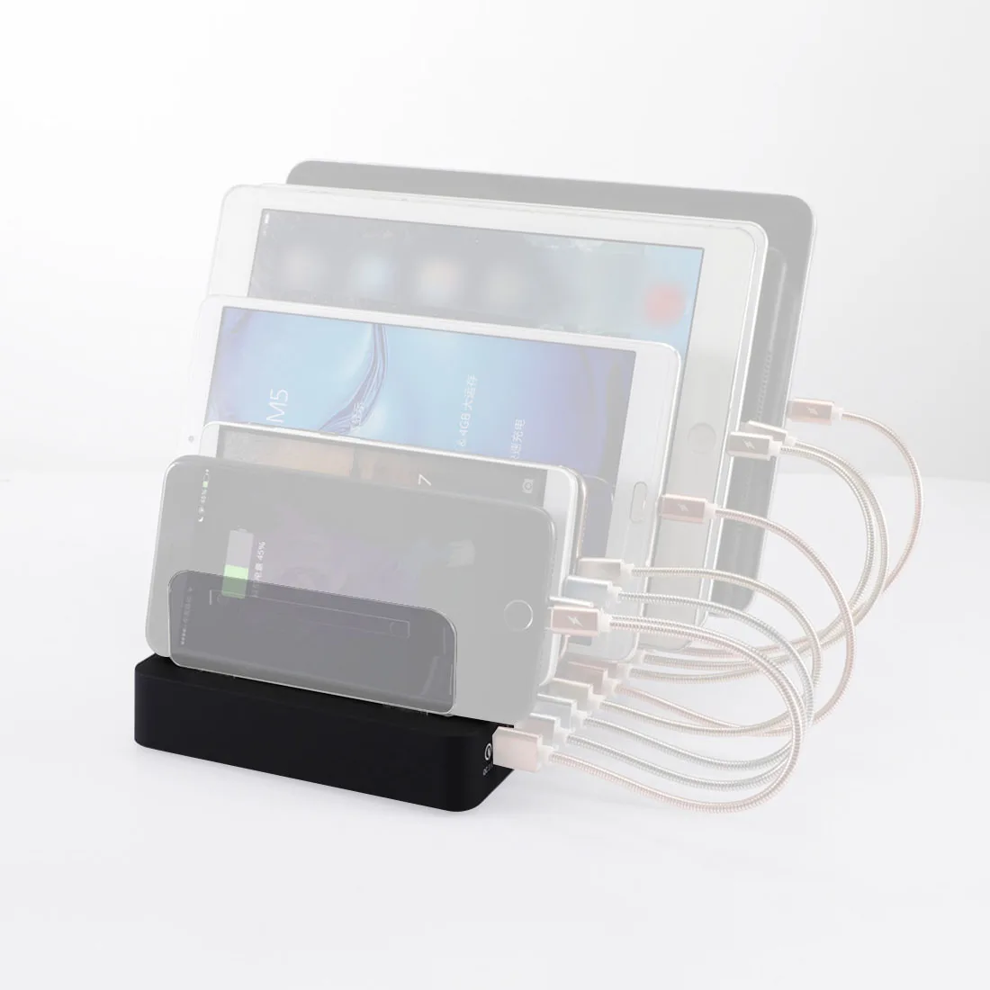 110 Вт 8 портов USB зарядное устройство QC 3 0 2.4A для IPhone X 11 Ipad Быстрая зарядка