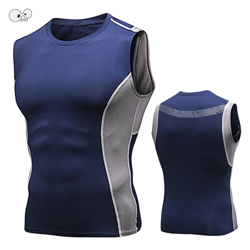 Быстросохнущие мужские майки без рукавов для тренажерного зала и бега футболки