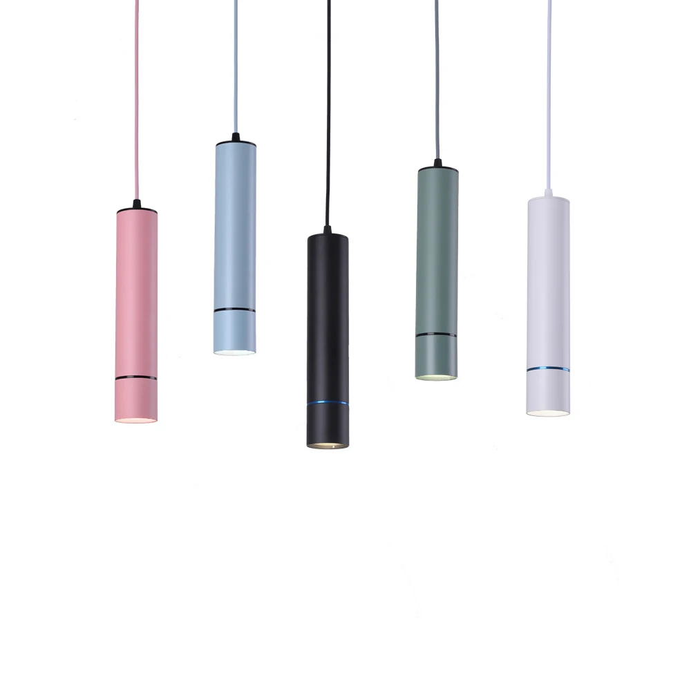 Макарон светодиодный подвесной светильник Кухня остров Обеденная магазин бар