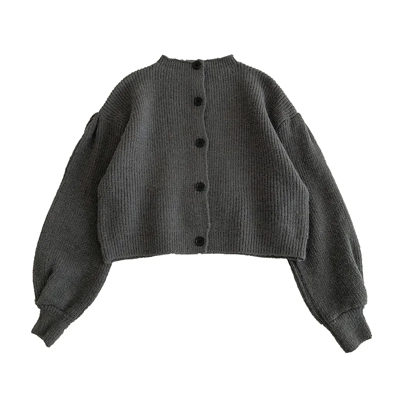 

Retro Single-Breasted Vrouwen Vesten 2020 Herfst Nieuwe Koreaanse Losse Lange Mouwen Gebreide Vesten Mode volledige