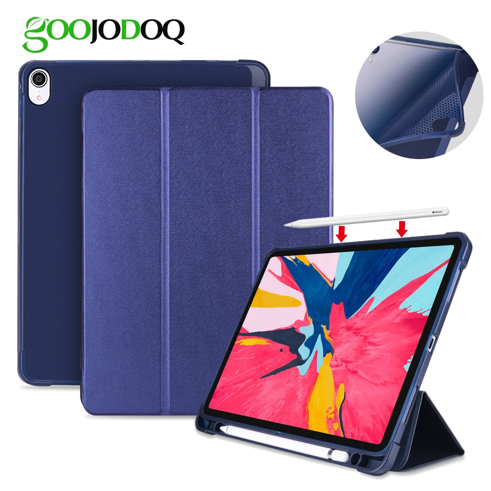 Business Retro Funda For iPad Pro 11 Case with Pencil Holder Support Wireless Charging for 2018 smart Cover | Компьютеры и офис
