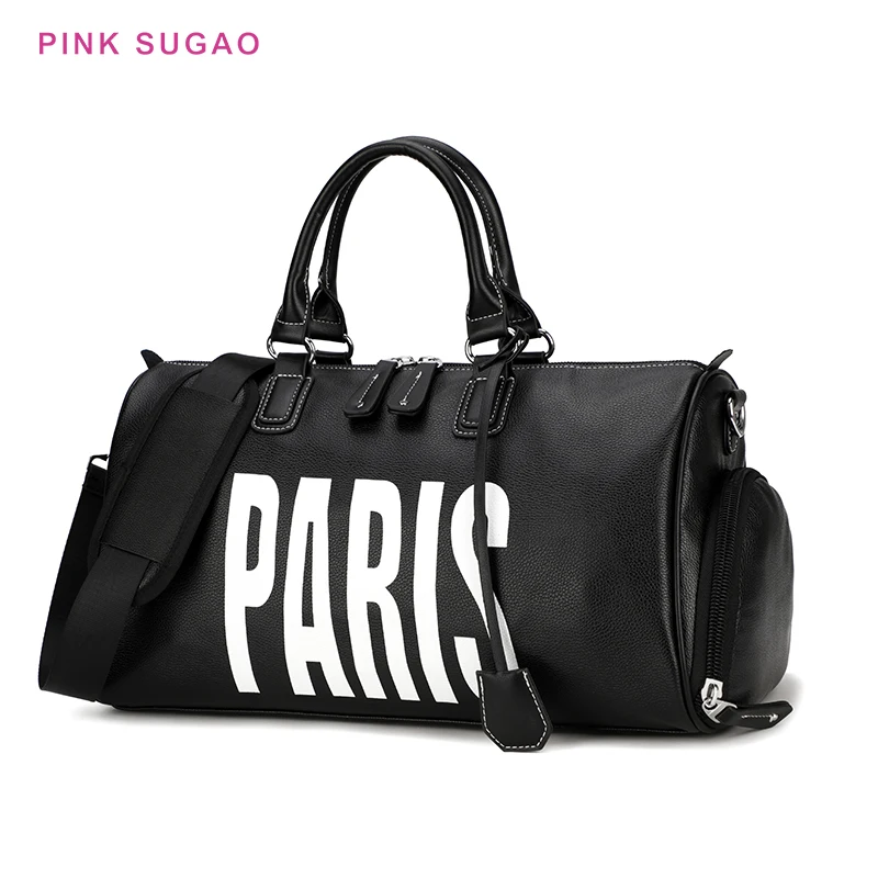 

Розовая спортивная сумка Sugao, дорожная сумка, модная сумка для багажа, спортивная сумка, сумка для выходных, сумка для путешествий, органайзе...