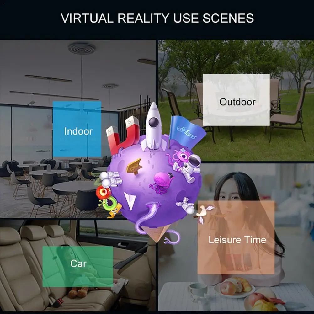 Ar очки 3D VR наушники Виртуальная реальность 3D очки картонные VR гарнитуры для 4,7-6,3 дюймового телефона для FIIT VR AR-X шлем