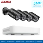 Система видеонаблюдения ZOSI, H.265 + 5 МП, 8 каналов, DVR, водонепроницаемые камеры 5 Мп TVI, для улицы и дома