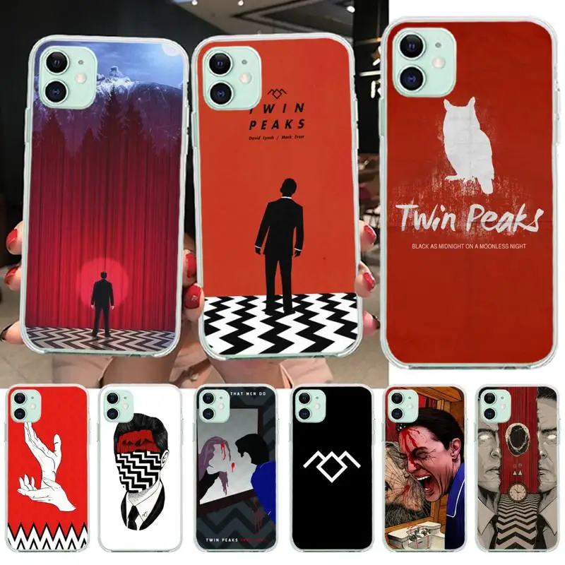 Чехол для телефона Twin Peaks Fire Walk With Me черный мягкий чехол iPhone 11 pro XS MAX 8 7 6 6S Plus X 5S SE 2020