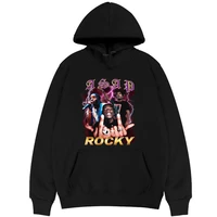 fashion brand design hoodie rapper asap rocky tops unisex vintage hooded coat cosplay clothes male all match hip hop pullover