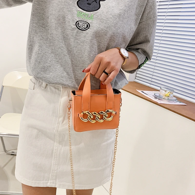 

Brand Chain Shoulder Bags for Women Acrylic Mini Square Bag Summer Handbag and Purse Designer Crossbody Bag Luxury Lipstick Bag
