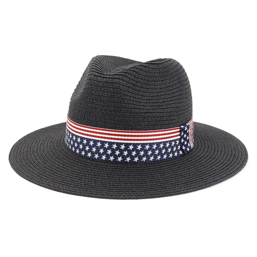 Летняя пляжная повседневная индивидуализированная шляпа с широкими полями и