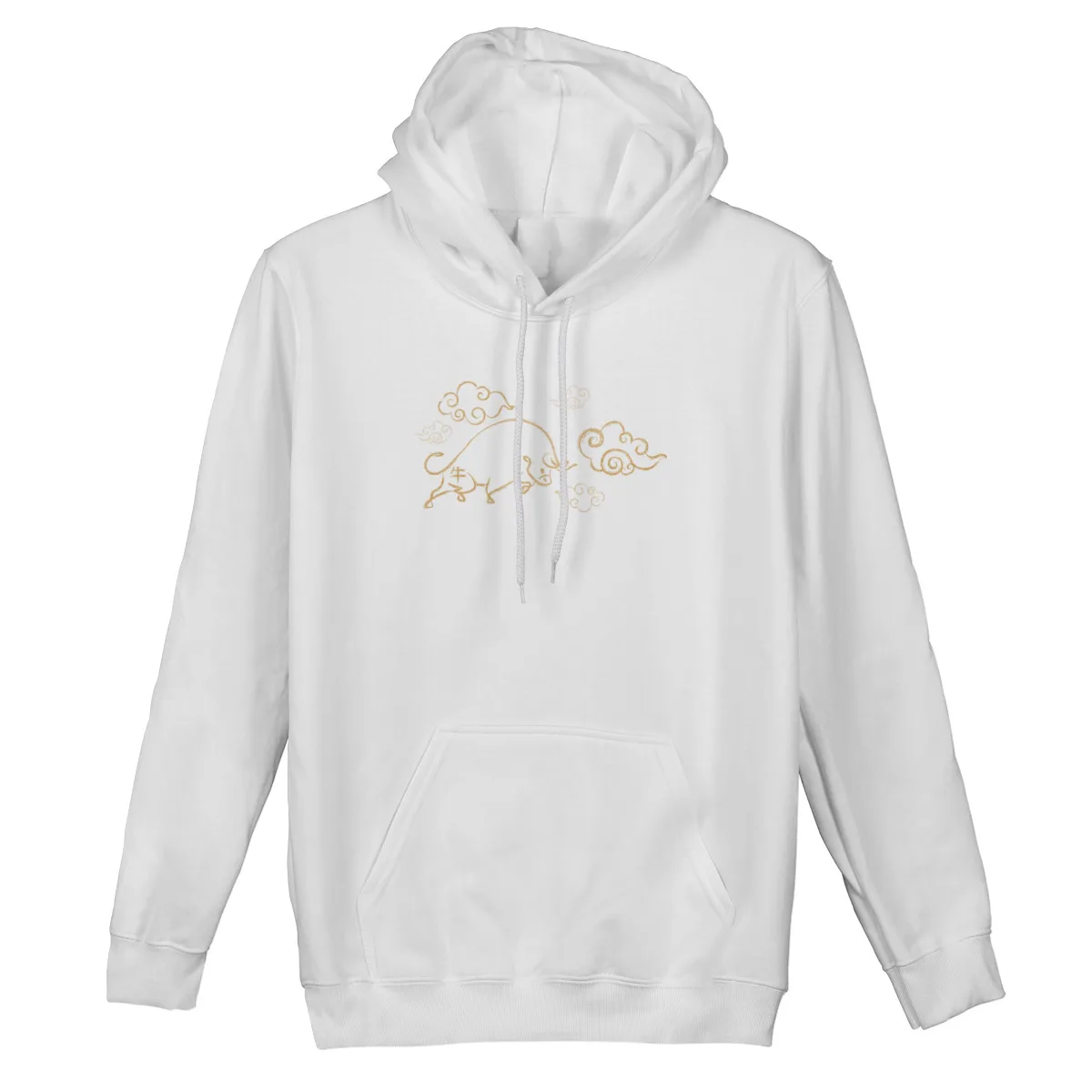 

Men's Hoodie Year Of The Ox 2021 Chinese New YearKawaii long Sleeve Hip-Hop Hood hoodies Men Clothing 40181
