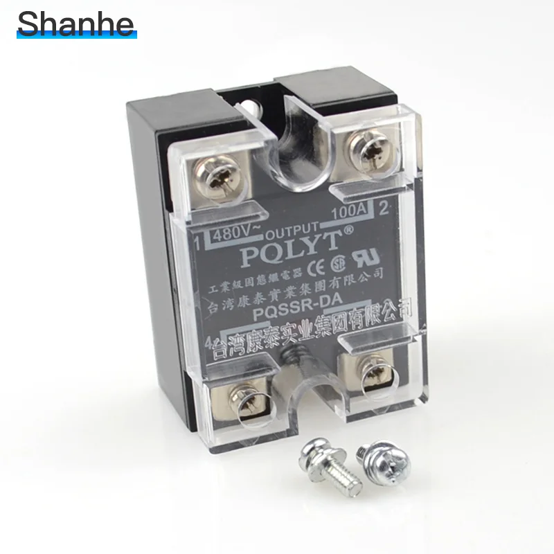 100A SSR input 3-32VDC output 480VAC solid state relay 100% QUALITY | Обустройство дома