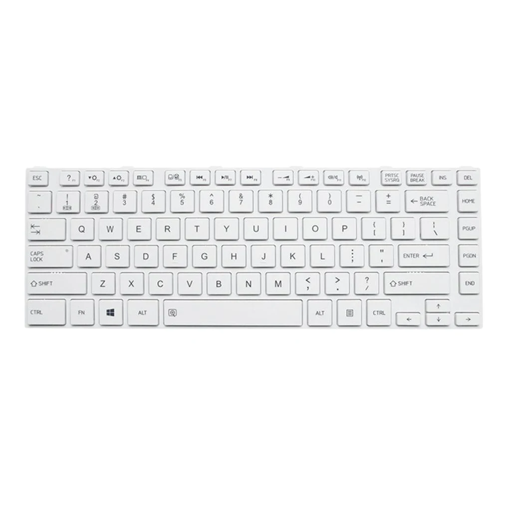Белая рамка США английская раскладка клавиатуры для Toshiba Satellite C55 A серии