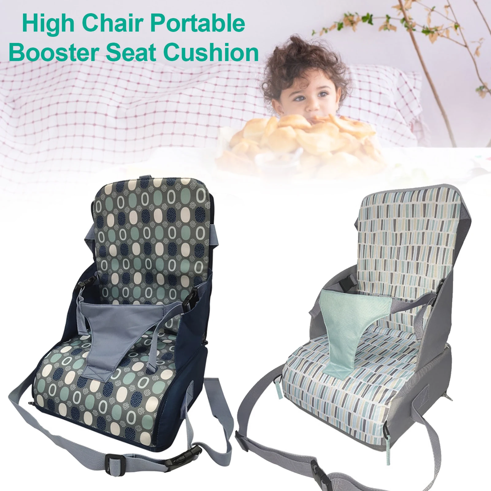 

High Chair Baby Portable Booster Dinner Chair Water Proof Fabric Baby Adjustable Booster Chair For Baby Kids Care Supplies