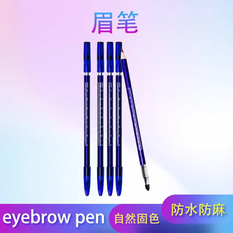 PCD водонепроницаемый и пеньковый полутонкий карандаш Спокойный макияж ручка с